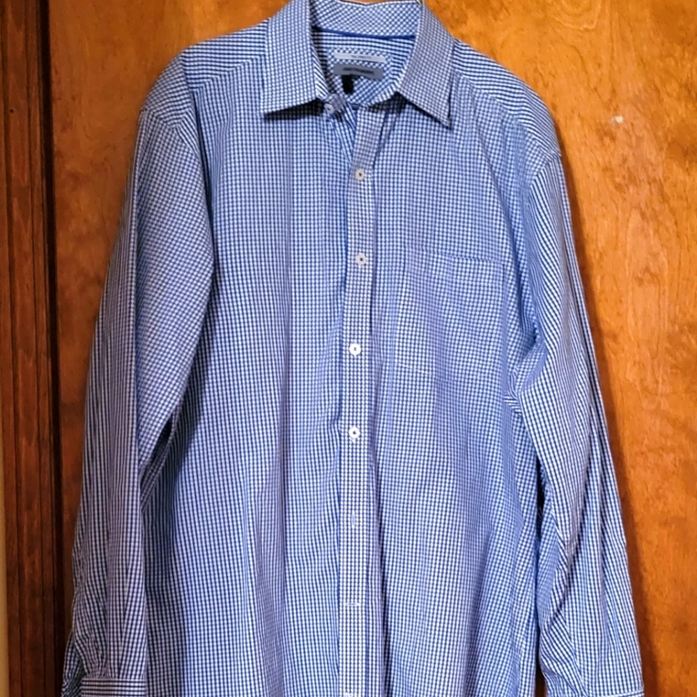 Johnston & Murphy Tailor Fit Mens Dress Shirt